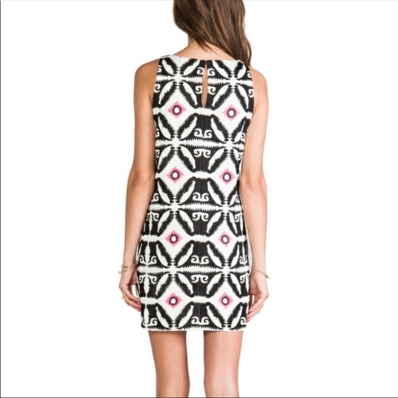 Mara Hoffman embroidered shift dress in black and pink - SUMMER SALE! - Picture 2 of 6